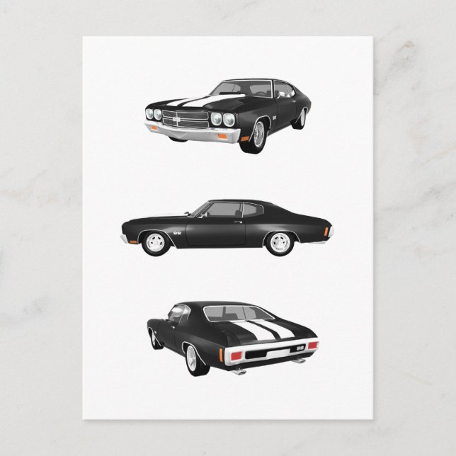 Carte Postale 1970 Chevelle SS : (Devant)