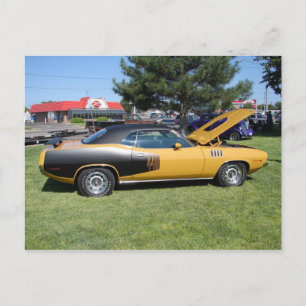 Carte Postale 1971 Plymouth "Cuda" 440