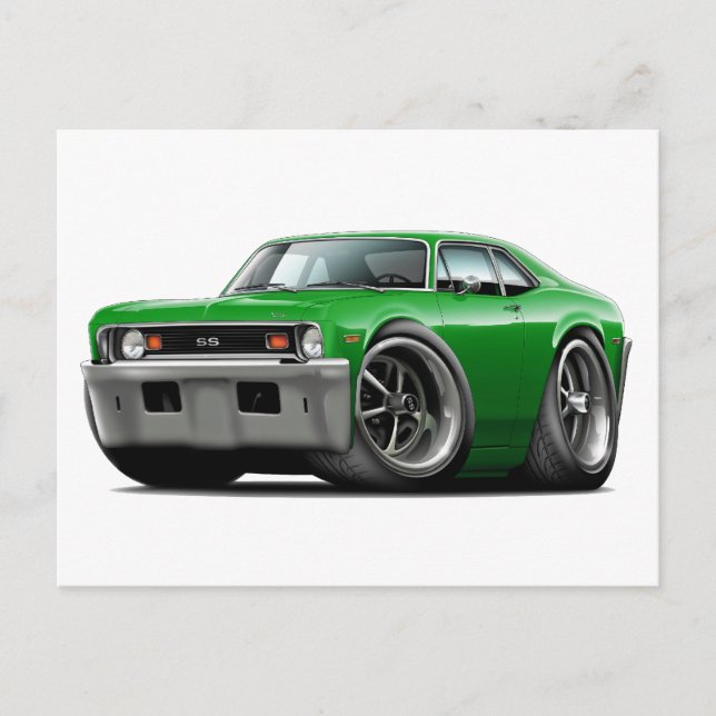 Carte Postale 1973-74 Nova Green Car (Devant)