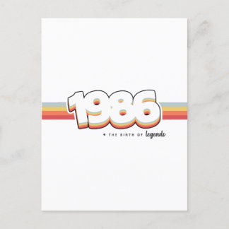 Carte Postale 1986 La naissance des légendes