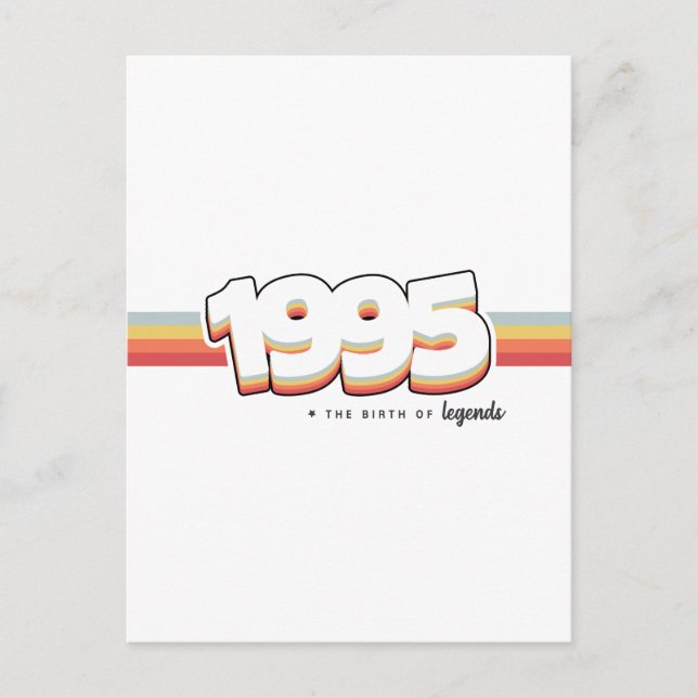 Carte Postale 1995 La naissance des légendes (Devant)