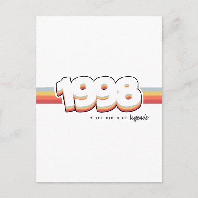 Carte Postale 1998 La naissance des légendes (Devant)