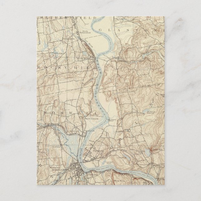 Carte Postale 19 Feuille Middletown (Devant)