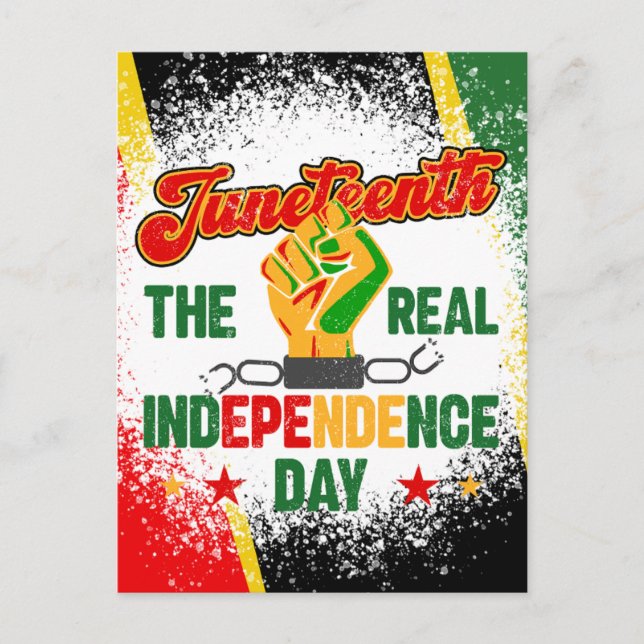 Carte Postale 19 juin 1865 reines noires melanin rois (Devant)