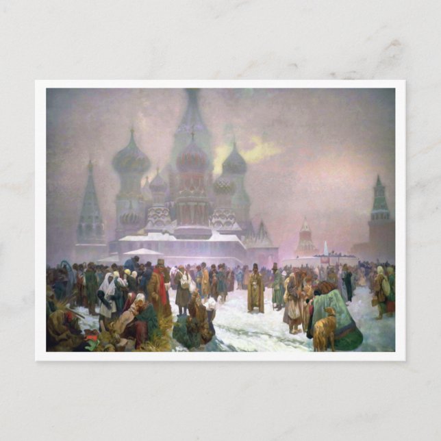 Carte Postale #19 L'abolition du servage en Russie, Mucha (Devant)