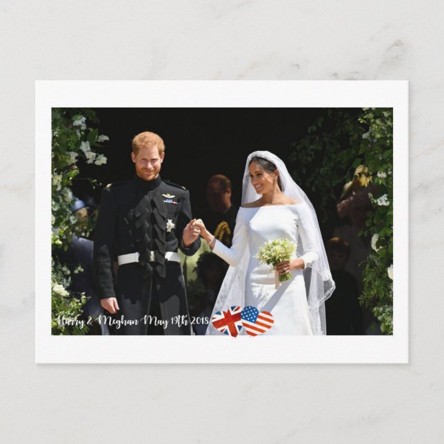 Carte Postale 19 mai 2018 : Quand Harry a marié Meghan (Devant)
