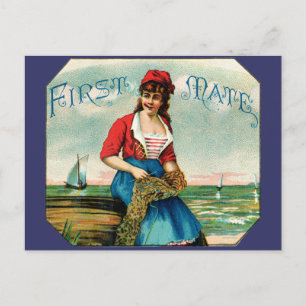 Carte Postale 19e C. Cigares matés