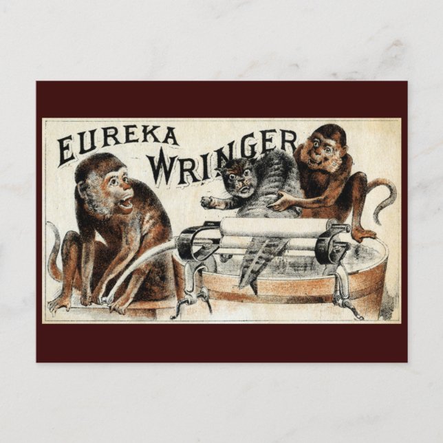 Carte Postale 19e C. Eureka Wringer (Devant)