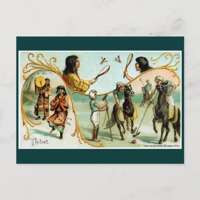 Carte Postale 19e C. Tibet (Devant)