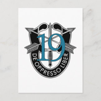 Carte Postale 19e Crest du Groupe des forces spéciales