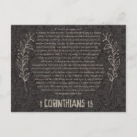 Carte postale 1 Corinthiens 13