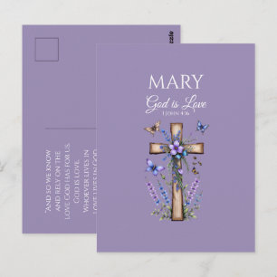 Carte Postale 1 Jean 4:16 Dieu est Amour – Christianisme Personn
