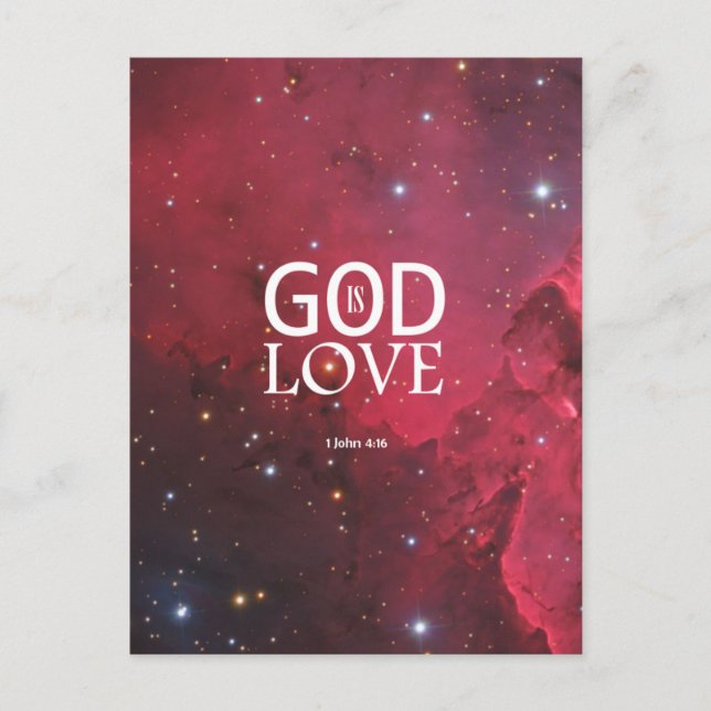 Carte Postale 1 John 4:16 (Devant)