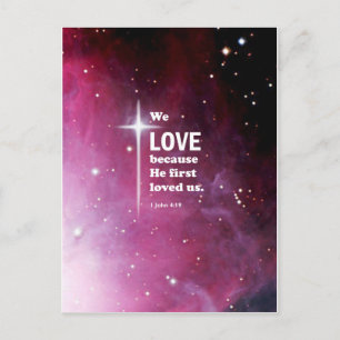 Carte Postale 1 John 4:19