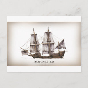 Carte Postale 1 mayflower vintage