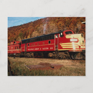 Carte Postale 1 Wellsville Addison & Galeton, EMD FP-7, Galeton,