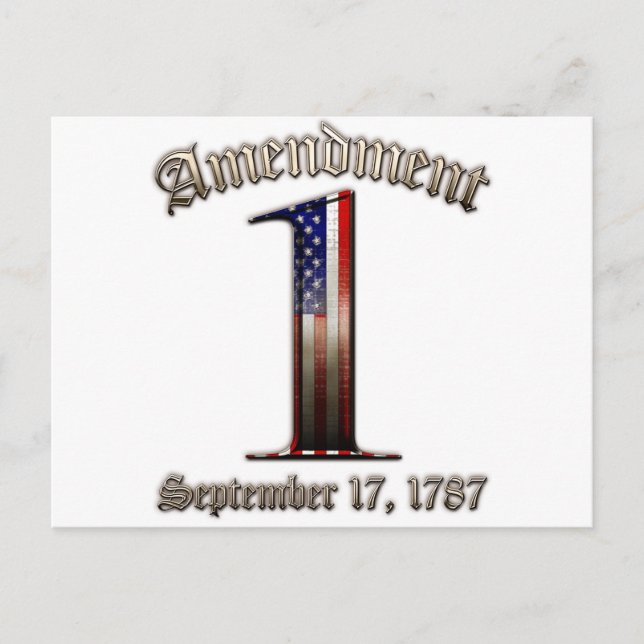 Carte Postale 1er amendement (Devant)