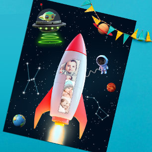 Carte Postale 1er anniversaire de Rocket Space   Photomontage én