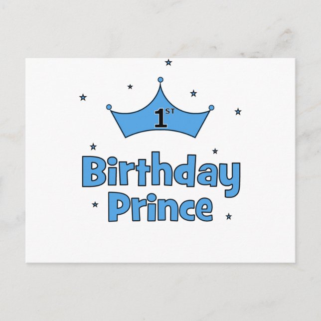 Carte Postale 1er anniversaire Prince (Devant)
