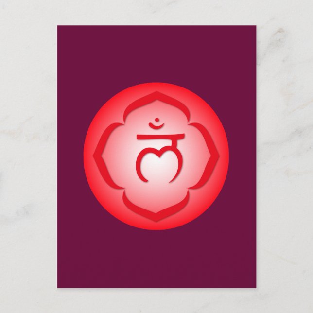 Carte Postale 1er Chakra - Muladhara (Devant)