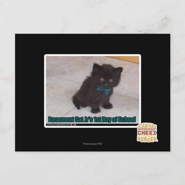 Carte Postale 1er jour de l'école (Devant)