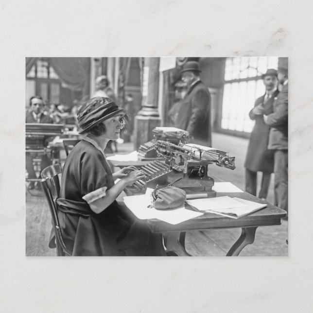 Carte Postale 1ère Compétition de calculateurs de machine 24 avr (Devant)