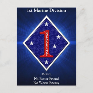 Carte Postale 1ère division de mars