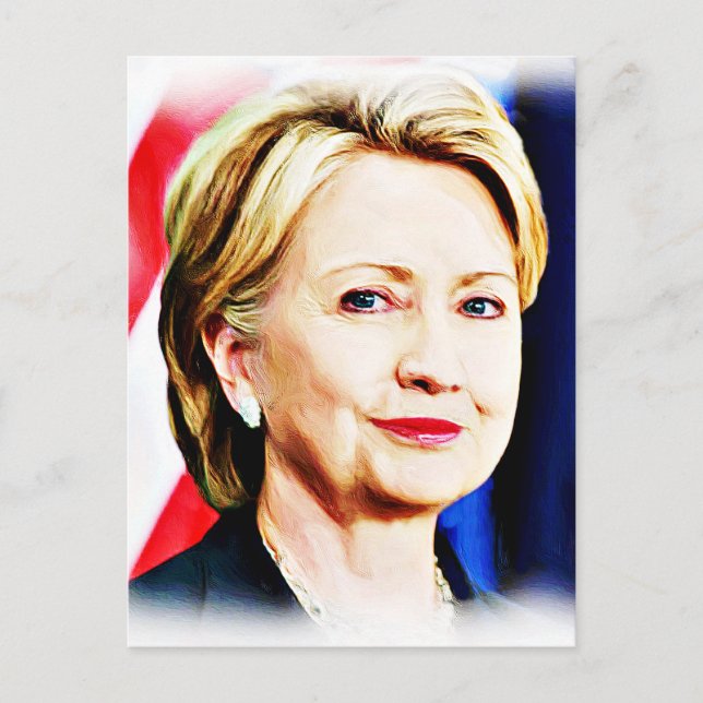 Carte Postale 1ère femme présidente Hillary Clinton 2016_ (Devant)