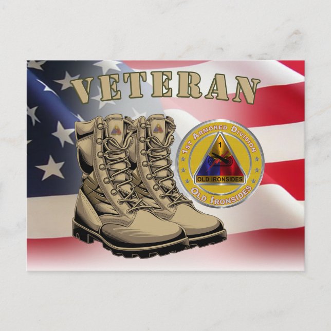 Carte Postale 1re division blindée (Devant)