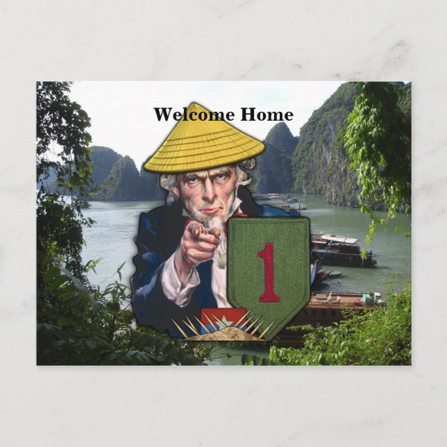 Carte Postale 1re division d'infanterie (Devant)