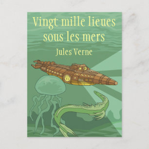 Carte Postale 2000 lieues sous les mers - Jules Verne