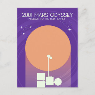 Carte Postale 2001 mars odyssée