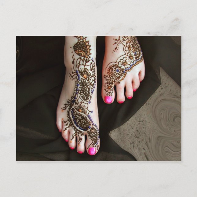 Carte postale 2009_1 au henné (Devant)