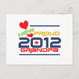 Carte Postale 2012 T-shirts et cadeaux fiers de grand-papa