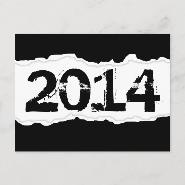 Carte Postale 2014 (déchirure de page) (Devant)