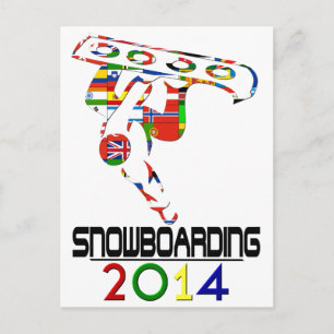 Carte Postale 2014 : Snowboard