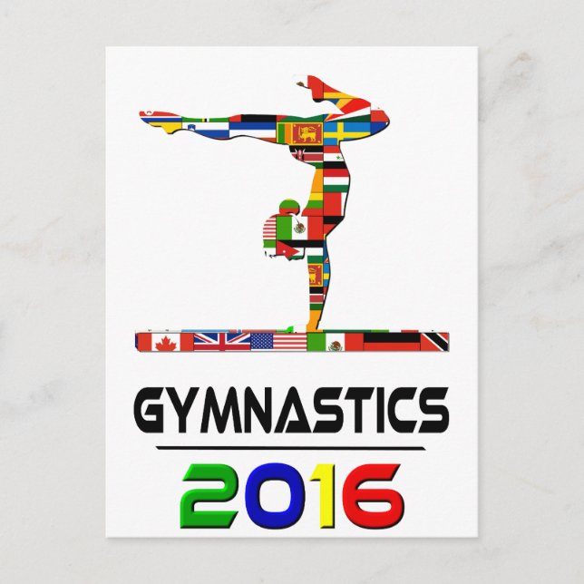 Carte Postale 2016: Gymnastique (Devant)