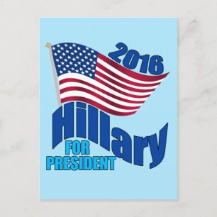 Carte Postale 2016 Hillary à la présidence