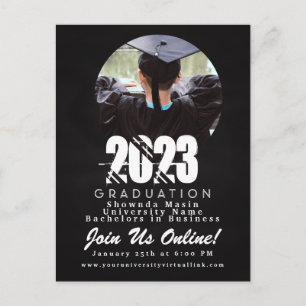 Carte Postale 2023 Graduation Chalk Board Photo