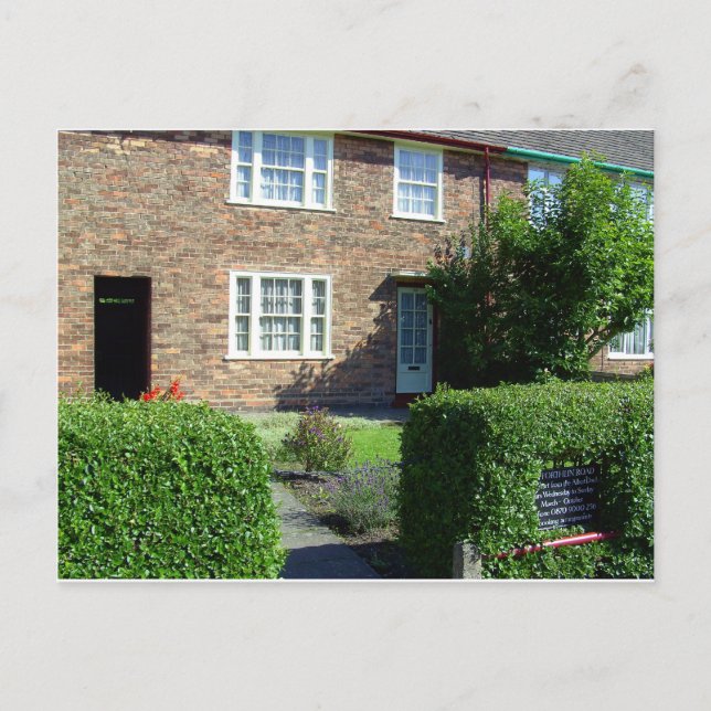 Carte Postale 20 Forthlin Road, Liverpool UK (Devant)