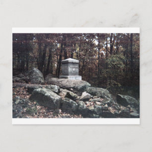 Carte Postale 20ème Maine Memorial sur Little Round Top Gettysbu