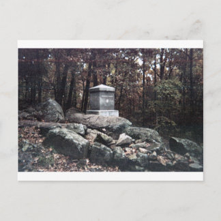 Carte Postale 20ème Maine Memorial sur Little Round Top Gettysbu