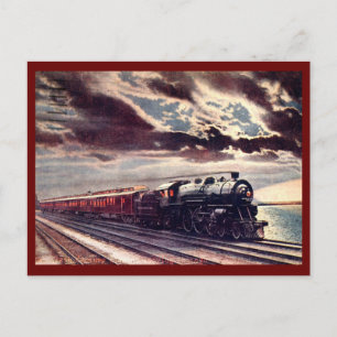 Carte Postale 20th Century Limited Quitter Chicago 1909 Vintage