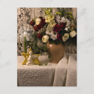 Carte Postale 2162 Angel Vase Floral Durée de vie