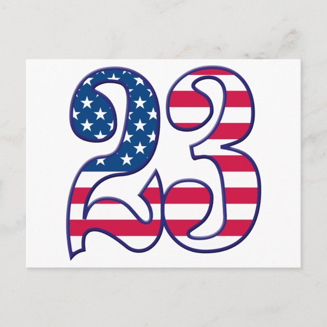 Carte Postale 23 ans USA (Devant)