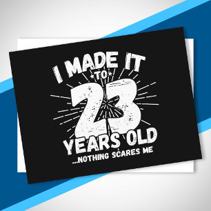 Carte Postale 23e anniversaire - Mème drôle pour 23 ans