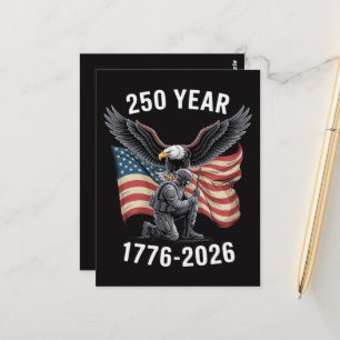Carte Postale 250 Ans 250e Anniversaire États-Unis 4 juillet 