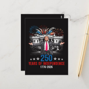 Carte Postale 250 Ans Américain 1776 2026