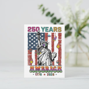 Carte Postale 250 Ans Amérique Quatre Juillet 2026 Patrio Semiqu