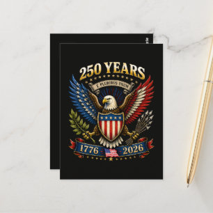 Carte Postale 250 Ans d'Amérique 1776 2026 250e Anniversaire
